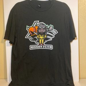 District Perfect Weight Tee Mission Flyer Black Size Large